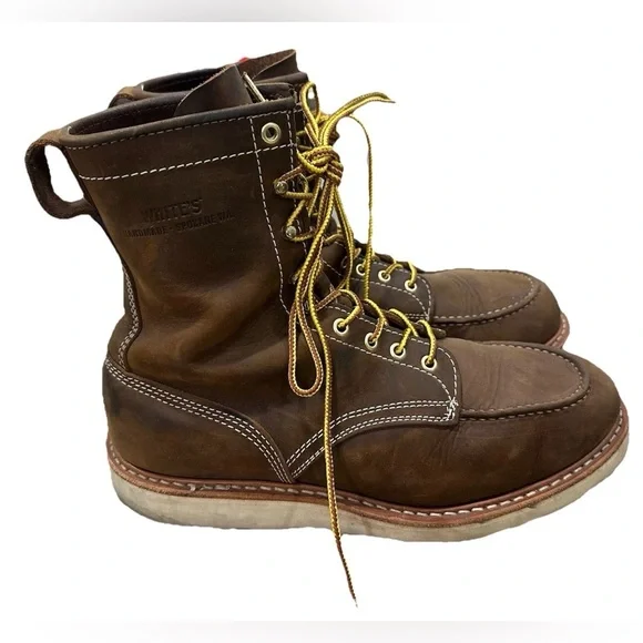 Whites Made In USA Perry Moc Toe 8” Boots Size 11.5 EE - Picture 2 of 8